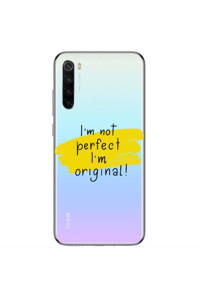 Other Xiaomi Redmi Note 8 I m not perfect Transparent Silicone TPU Θήκη