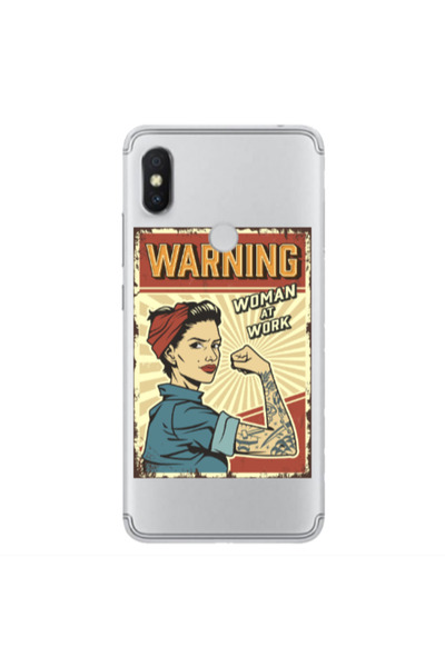 Other Xiaomi Redmi S2 Woman at work Transparent Silicone TPU Θήκη