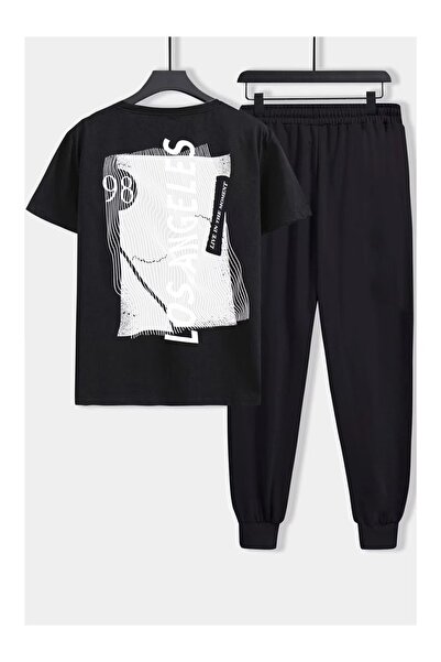 ship master Summer Collection New Arrival T-Shirt & Shorts Set Printed Patter...