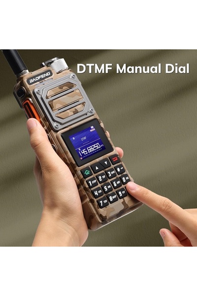 BAOFENG Φορητός πομποδέκτης UHF/VHF - UV25 - - 402253 - Army Yellow
