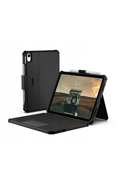 UAG Husă robustă cu tastatură pentru iPad 11 (A16), USB-C, Layout UK, Negru
