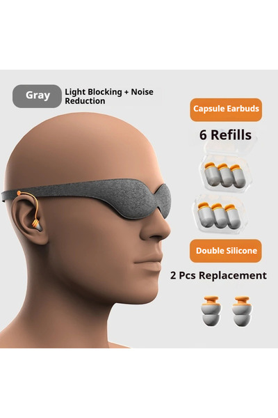 Choice3 Gray C Eye Patch Shading Sleep Eye Mask Eyepatch Travel portable Rela...