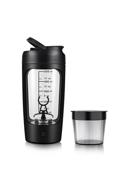 Choice1 Black 500ML Automatic Electric Protein Powder Mixing Cup Portable Sha...