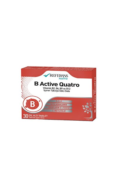 Referans Nutra B Active Quatro 30 Dil Altı Tablet