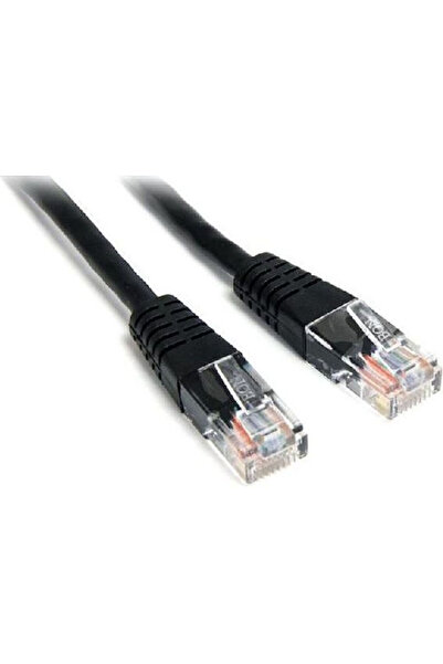 LYNX Cablu Ethernet U/UTP Cat.6, 2m, Negru, 1 buc. Cod: PK_6UTP020BLACK