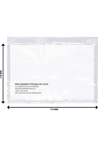 OFFICE products C6 Пластмасов прозрачен плик, силиконизиран, 500 броя в кутия...