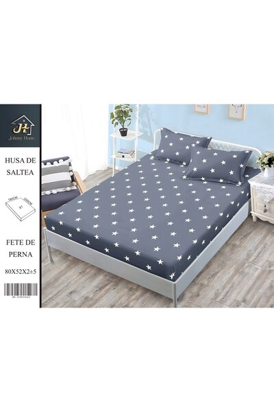 OEM Satin Cotton Bed Cover 2 Persons 3 Pieces with Elastic 180x200 cm, Model ...