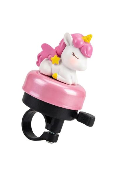 Choice1 Pink 1pc Loud Unicorn Kids' Bike Bell Cute Cartoon Design Universal f...
