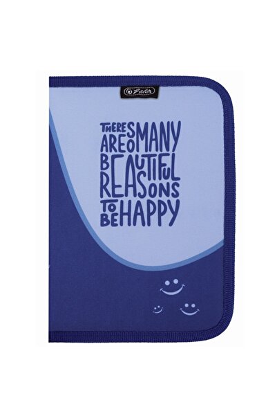 Herlitz Несесер с принадлежности, 1 капак, 26 части, с мотив  "Be Happy "