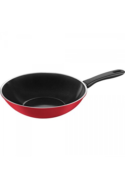 BALLARİNİ Tigaie Wok Ballarini, Aluminiu, 28 cm, Rosu/Negru