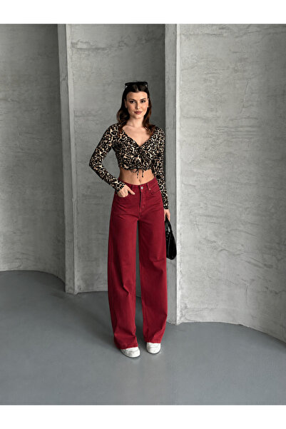 Safari Women's Widel Leg Wide Leg Palazzo Jean 100% Cotton
