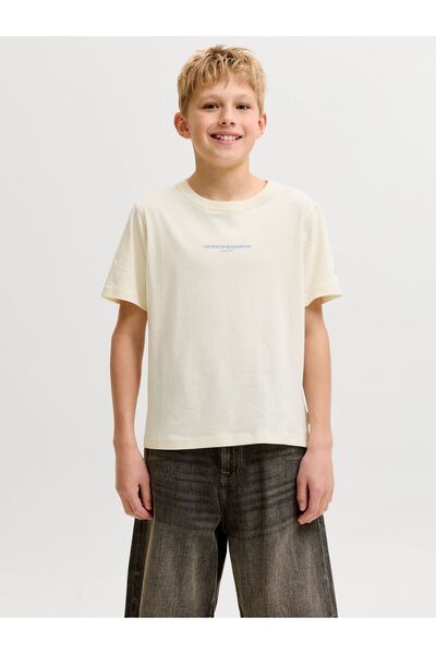 Jack & Jones Junior Tricou cu imprimeu pe spate pentru băieți