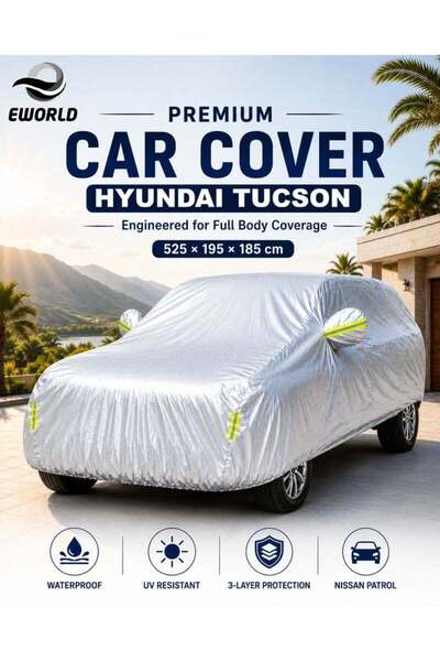 zeetwo Waterproof UV Resistant Full Car Cover for Hyundai Tucson - All Weathe...