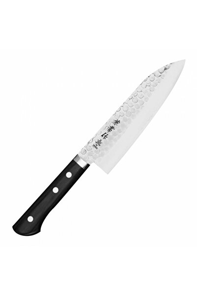 Kanetsune seki Cutit japonez Santoku, Kanetsune Seki, 16,5 cm, otel VG-1, man...