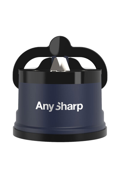 AnySharp Ascutitor de cutite, AnySharp, Carbura, 60 x 62 mm, Bleumarin/Negru