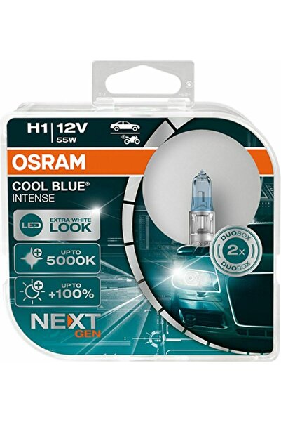 Osram Set becuri H1 64150CBNHCB 12V; 55W; COOL BLUE INTENSE (NextGen); albast...