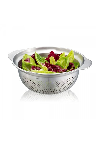 GEFU Strecuratoare 27 cm, PREMIO, inox, 3 in 1, cu manere mari