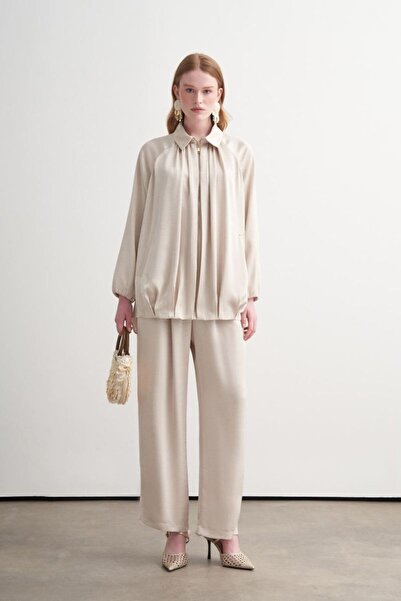 Moodbasic YENİ PALAZZO PANTOLONLU FERMUARLI TAKIM MB24.714