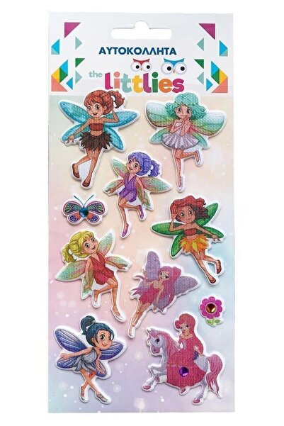 Diakakis Αυτοκόλλητα Νεράιδες The Littlies 10x22 εκ.