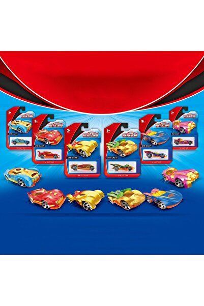 Flippy Set 6 Masinute Sport Metalice, Flippy, Tip Alloy Race Cars S51, 1:64, ...