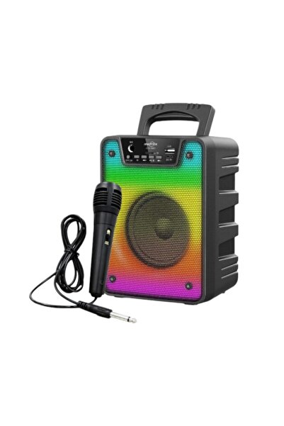 Tradesor Φορητό ηχείο subwoofer με μικρόφωνο Karaoke - GTS-1868 - 718685