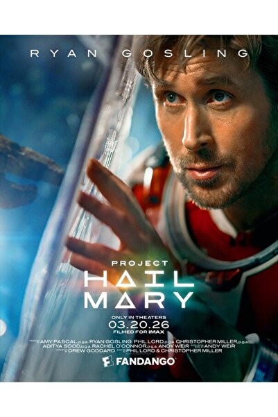 512 STORE Project Hail Mary/ Kurtuluş Projesi 2026 Film Afiş Çerçevesiz Kuşe ...