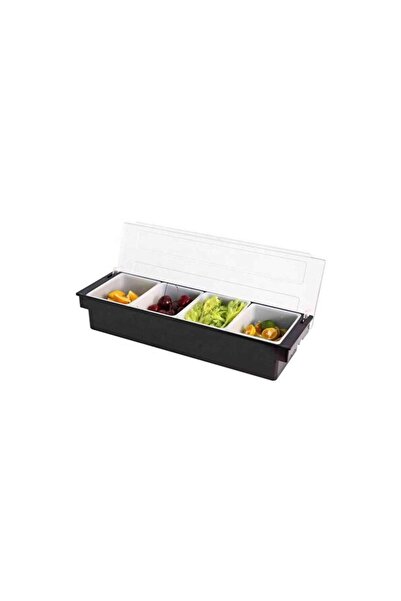 Empressco Practical and Stylish Set of 4 Bar Containers, Tidy Storage Solutions