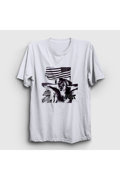 Presmono Unisex White Supercoolnothing Rock 16Volt T-Shirt 614504Tt