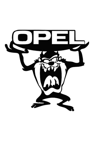 Opel Autocolant decorativ auto "Opel Tasmanian", 15cm, Negru
