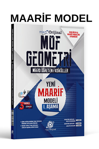Orijinal Yayınları 2028 Model Mikro Orijinal TYT Geometri MÖF Konu Anlatımlı ...