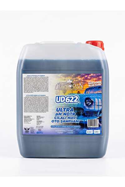 Altınoran Ultra pH Nötr Cilalı Mavi Köpüklü Oto Şampuanı 5 L UD 622 - Cila Ka...