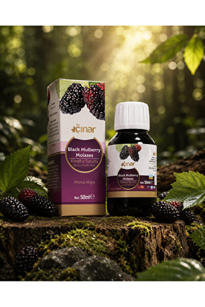Doğa insanı Karadut Şurubu 50 ml - Yoğun Aroma Cam Şişe