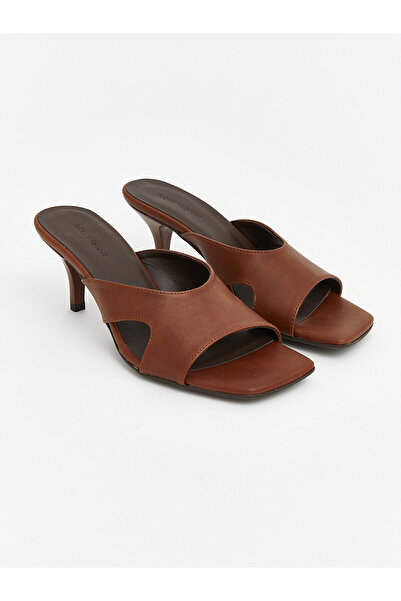 LC Waikiki Peak New Season Blunt Toe Women's Heeled Sandals