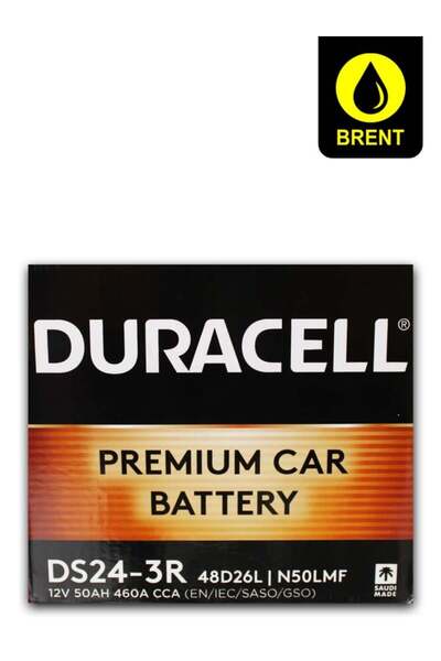 Duracell 50 Amp Original Long Life Car Battery DS 24-3 R N 50 LMF 12V 50Ah