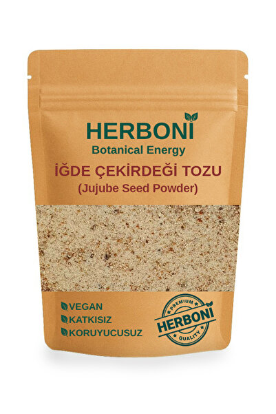HERBONİ Glutensiz İğde Çekirdeği Tozu 100g, (ÖĞÜTÜLMÜŞ) , Doğal ve Katkısız