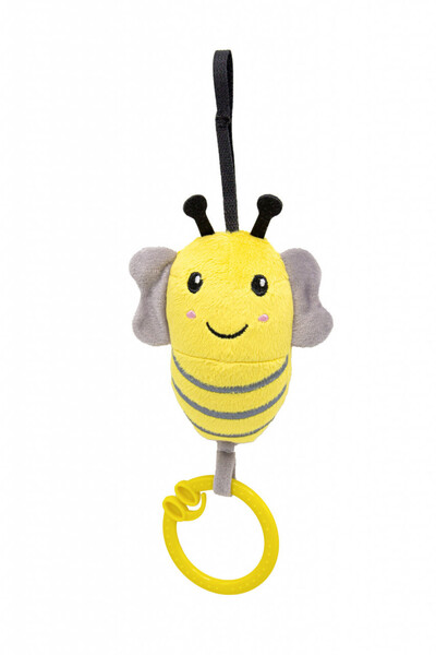 Babyjem Jucarie cu vibratii pentru bebelusi BabyJem, Albinuta din plus, 6 lun...