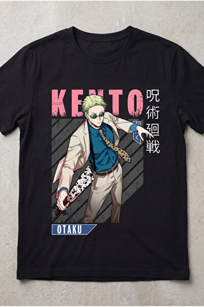 Silkensoul Jujutsu Kaisen Kento Nanami Anime Printed Standard Cut Unisex Tshirt