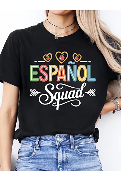 BASEPULSE تي شيرت بطباعة جرافيك من Wo's Squad باللون الأرجواني الزاهي مع حروف...