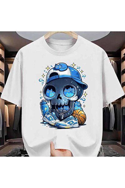 STITCHLY تي شيرت رجالي بتصميم حذاء رياضي كرتوني مع نمط طباعة سلايم، مصنوع من ...