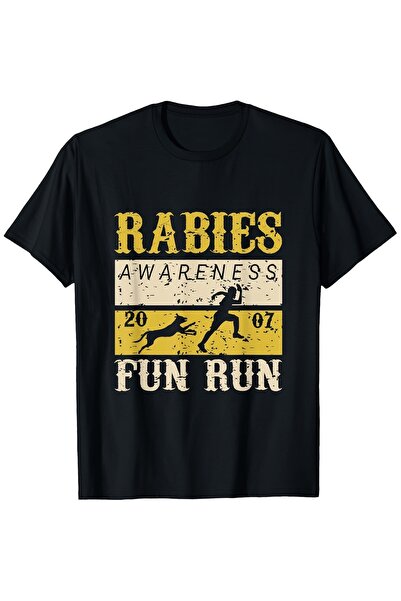 2mcup تي شيرت رجالي مضحك بأكمام قصيرة بتصميم The Awareness Run on Internation...