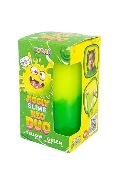 OEM Tuban Jiggly Slime Neo Duo Κίτρινο Πράσινο 430γρ (TU3810)