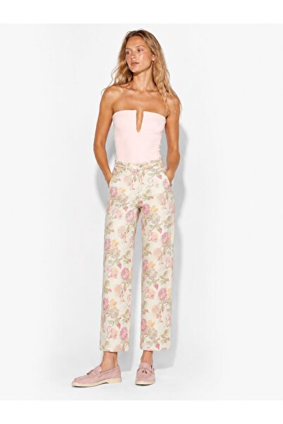 The Kooples Çiçek Desenli Jean Pantolon