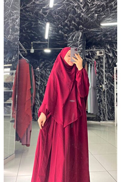 Hijab Medina Silk Set Ferace Sufle Peçe Set of 3