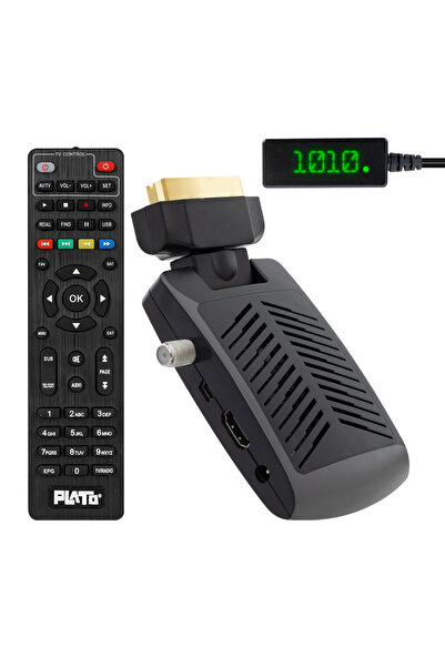 Plato MULTİ MİNİ SCART + HDMI GİRİŞLİ TKGS'Lİ DISPLAY GÖZLÜ FULL HD UYDU ALIC...