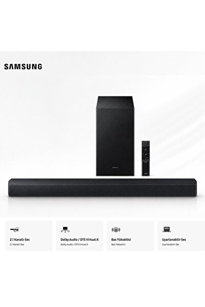 Samsung 300W Akustik Güçlü Ses özelliğine Sahip Soundbar & Ev Sinema Sistemi,...