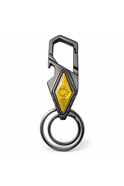 farissu Premium Metal Carabiner Keychain – Stylish Design with Double Ring – ...