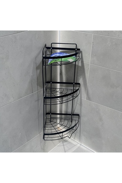 cc bin shihon Shampoo Shelf for Bathroom Three-Tier