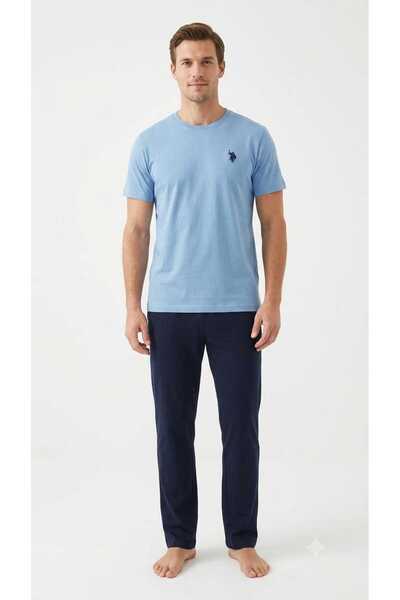 U.S. Polo Assn. Men's Blue Pajama Set