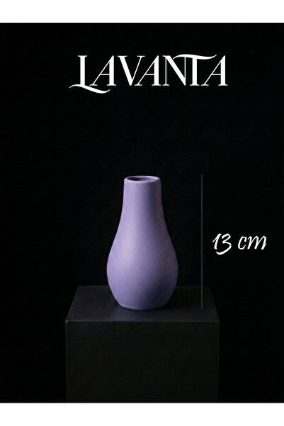 CANSEB Elegance Premium - 13CM Boyunda - Dekoratif Kuru Çiçek Vazosu - El Boy...