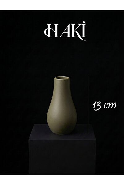 CANSEB Elegance فاخر - بطول 13 سم - مزهرية زهور جافة للزينة - صناعة يدوية مرس...